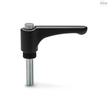 Elesa Zinc-plated steel threaded stud, ERW.78-p-M12x70-C3 ERW-p